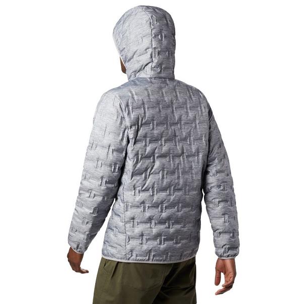 Columbia Delta Ridge Down Jacket Grey For Men's NZ82436 New Zealand